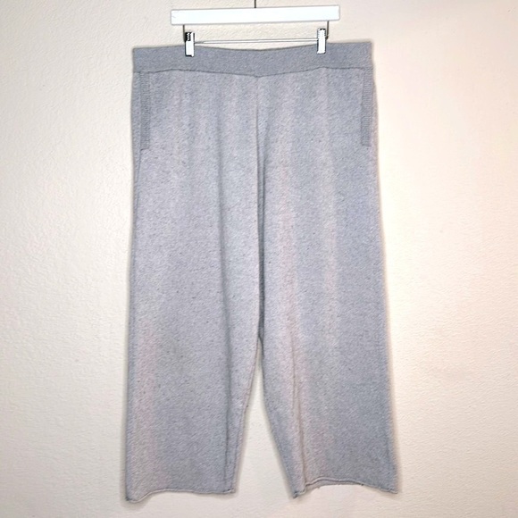 POLO RALPH LAUREN WASHABLE CASHMERE KNIT Pull-On Pants Trousers Gray Size XXL - Picture 2 of 13